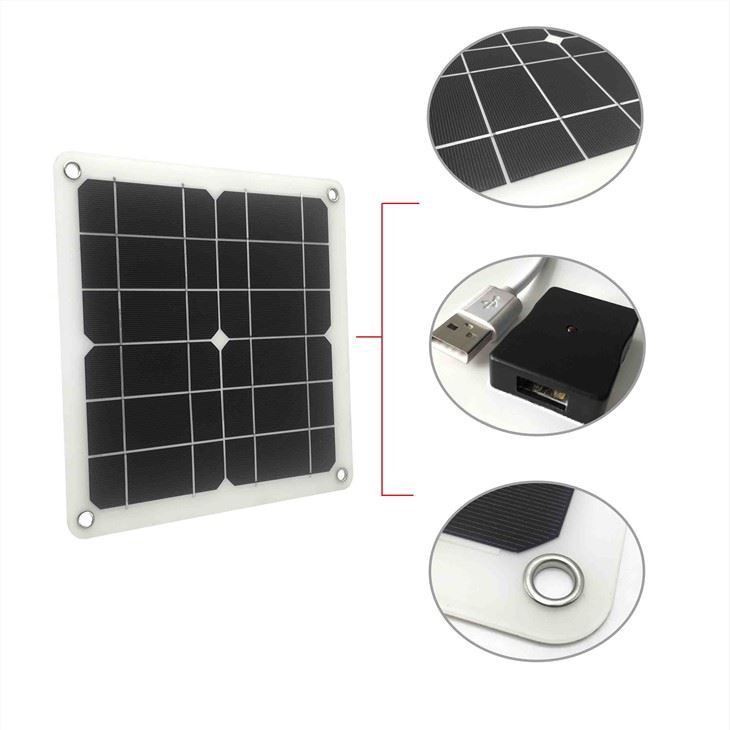 Güneş Paneli 5V USB cep telefonu şarjı