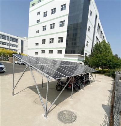 Elektrikli bisikletler için ızgara güneş paneli döken